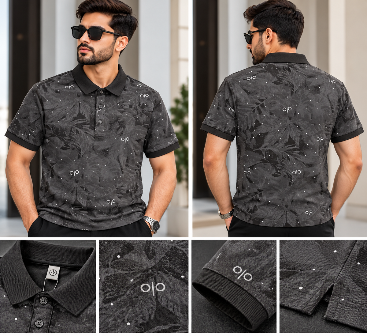 Premium Printed Polo T-Shirt