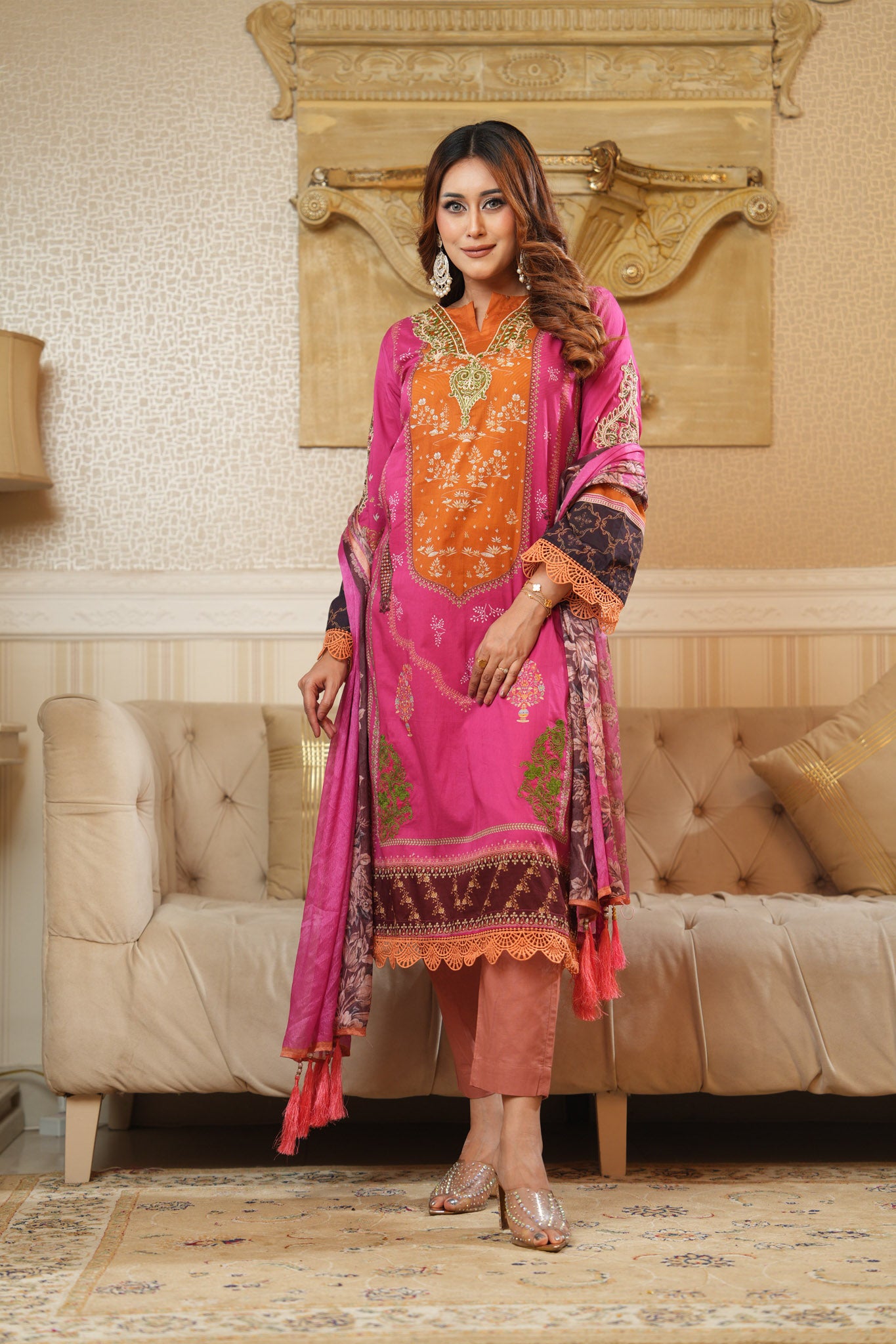 3 Piece - Printed Lawn Suit