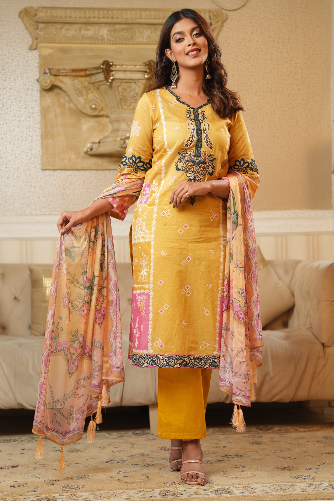 3 Piece - Printed Lawn Suit