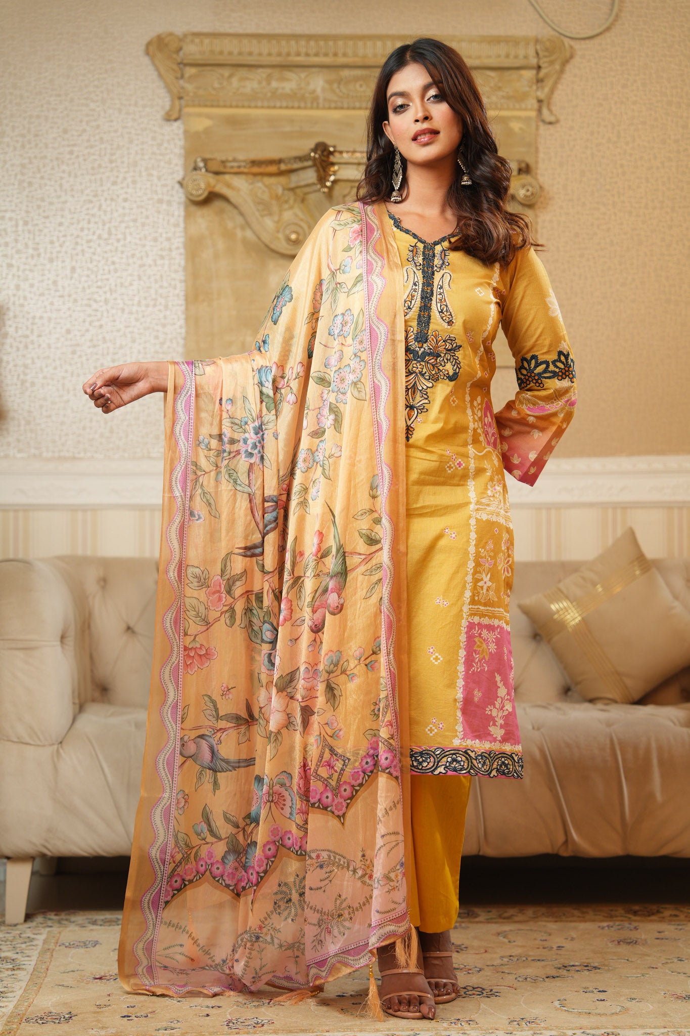 3 Piece - Printed Lawn Suit