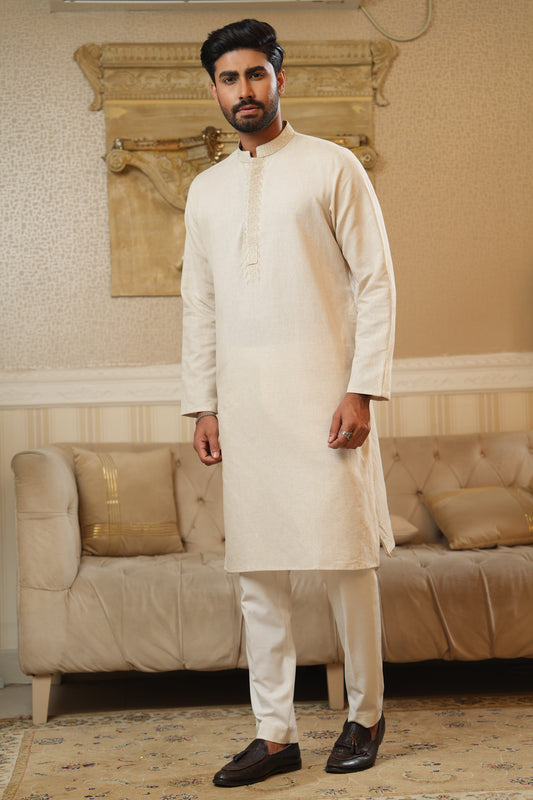 Embroidery Cotton Panjabi