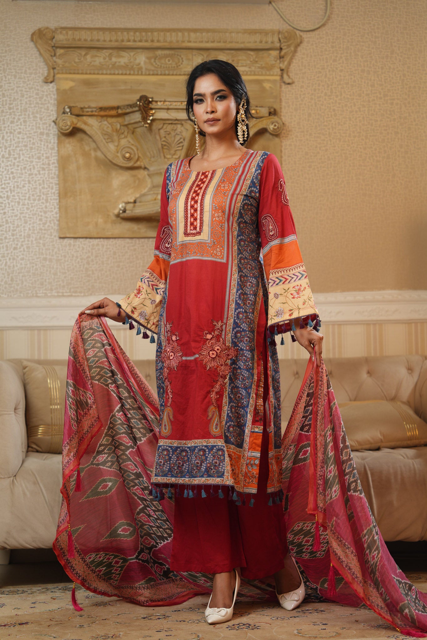 3 Piece - Printed Lawn Suit