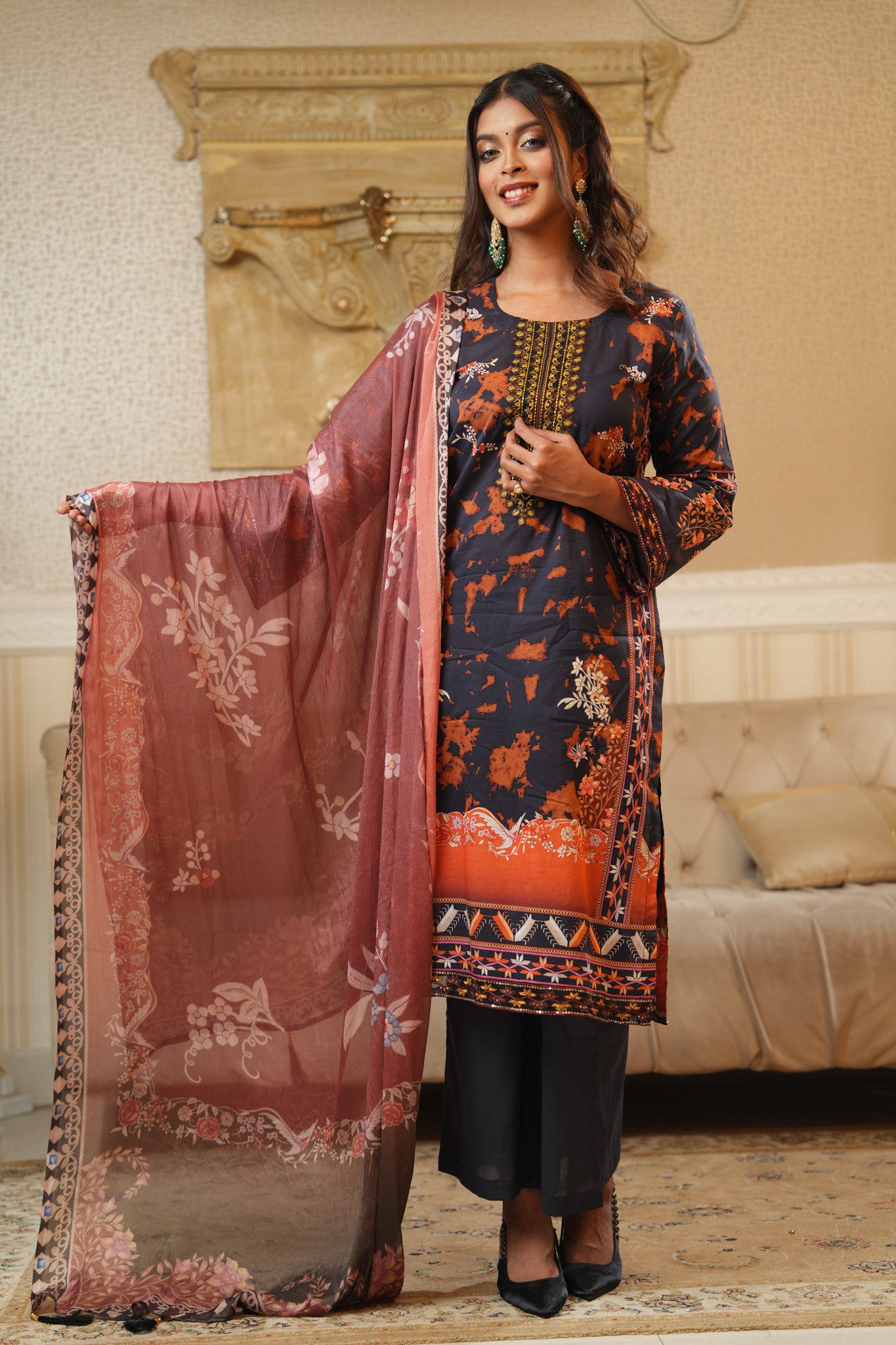 3 Piece - Printed Lawn Suit
