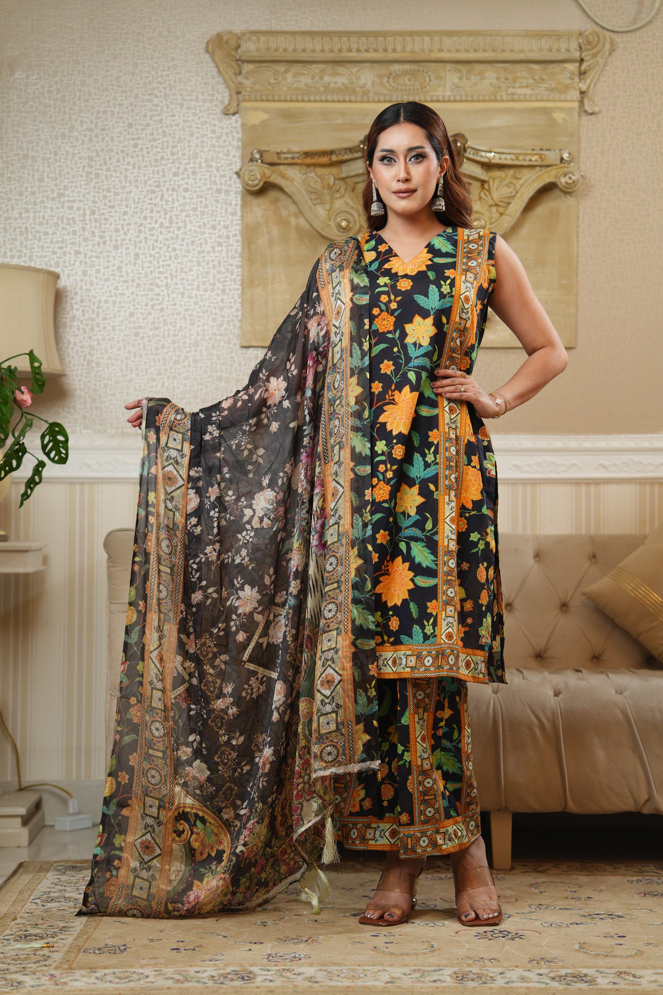 3 Piece - Printed Lawn Suit