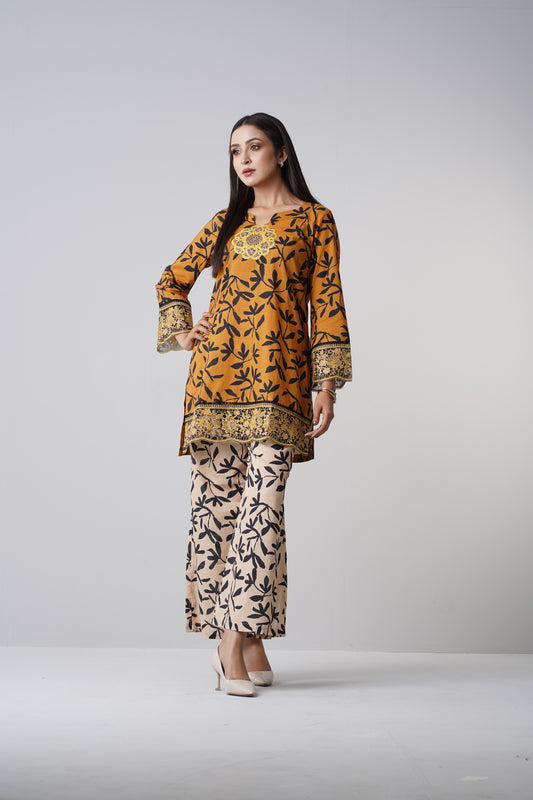 2 Piece - Printed Lawn Suit
