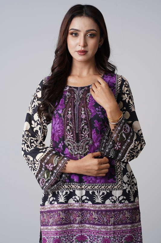 3 Piece - Printed Lawn Suit