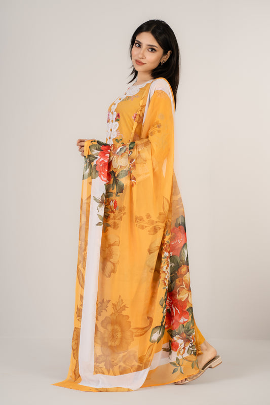 Sunny Bloom Premium Lawn Suit