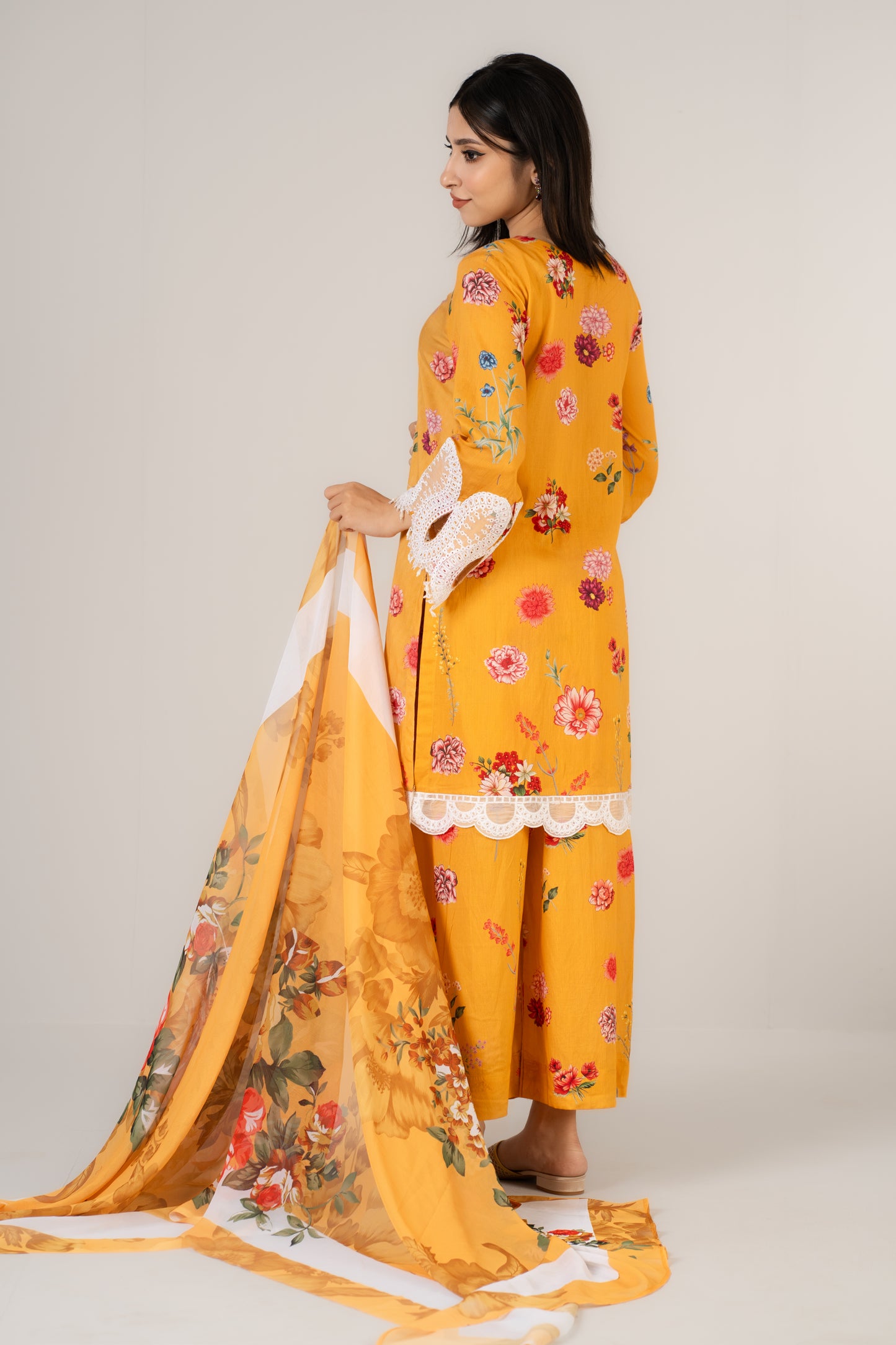 Sunny Bloom Premium Lawn Suit