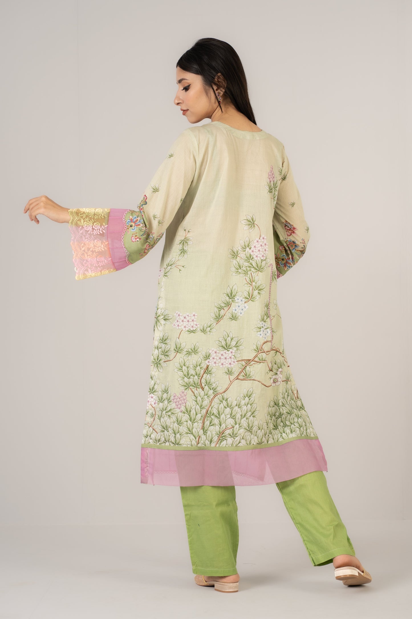 Floral Printed Cotton 3 Pcs Set