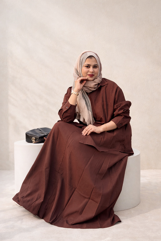Premium Modest Co-Ord Set (Top & Wide Pants)
