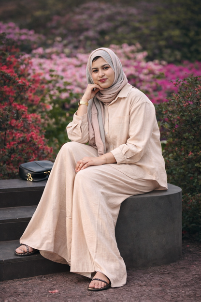 Premium Modest Co-Ord Set (Top & Wide Pants)