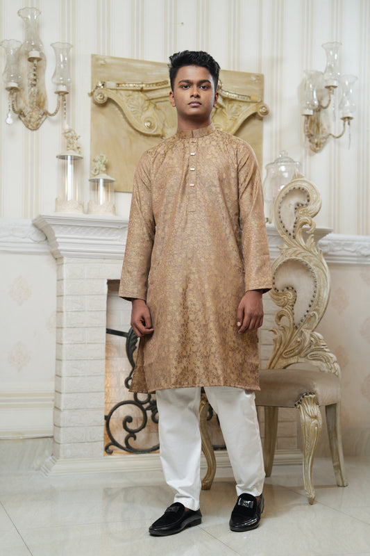 Slim Fit Cotton Semi-Formal Panjabi
