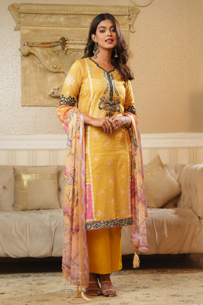3 Piece - Printed Lawn Suit