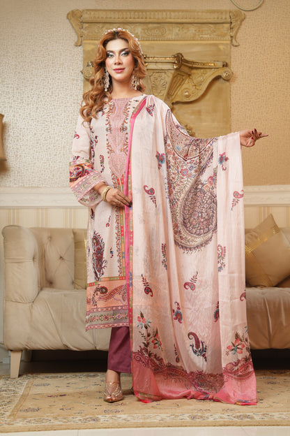 3 Piece - Printed Lawn Suit