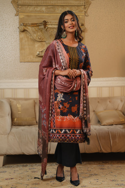 3 Piece - Printed Lawn Suit