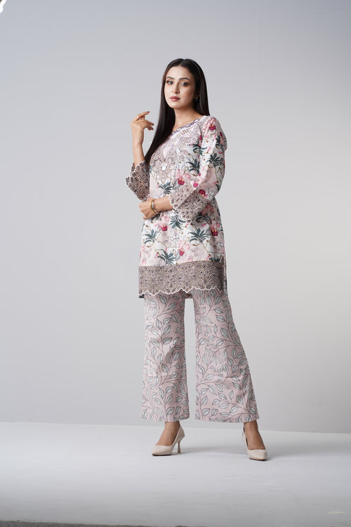 2 Piece - Printed Lawn Suit