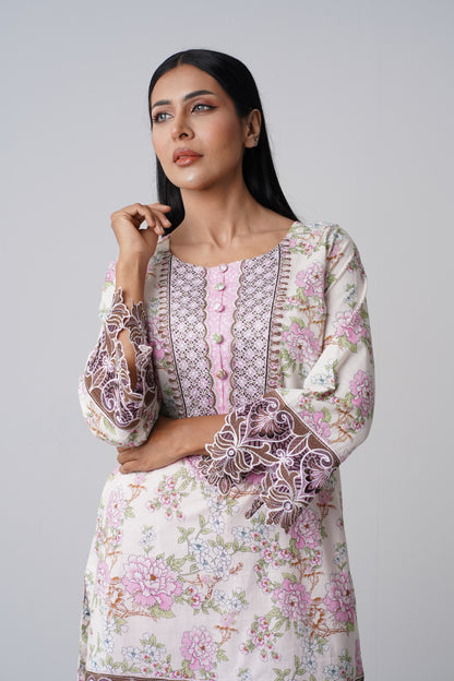 2 Piece - Printed Lawn Suit