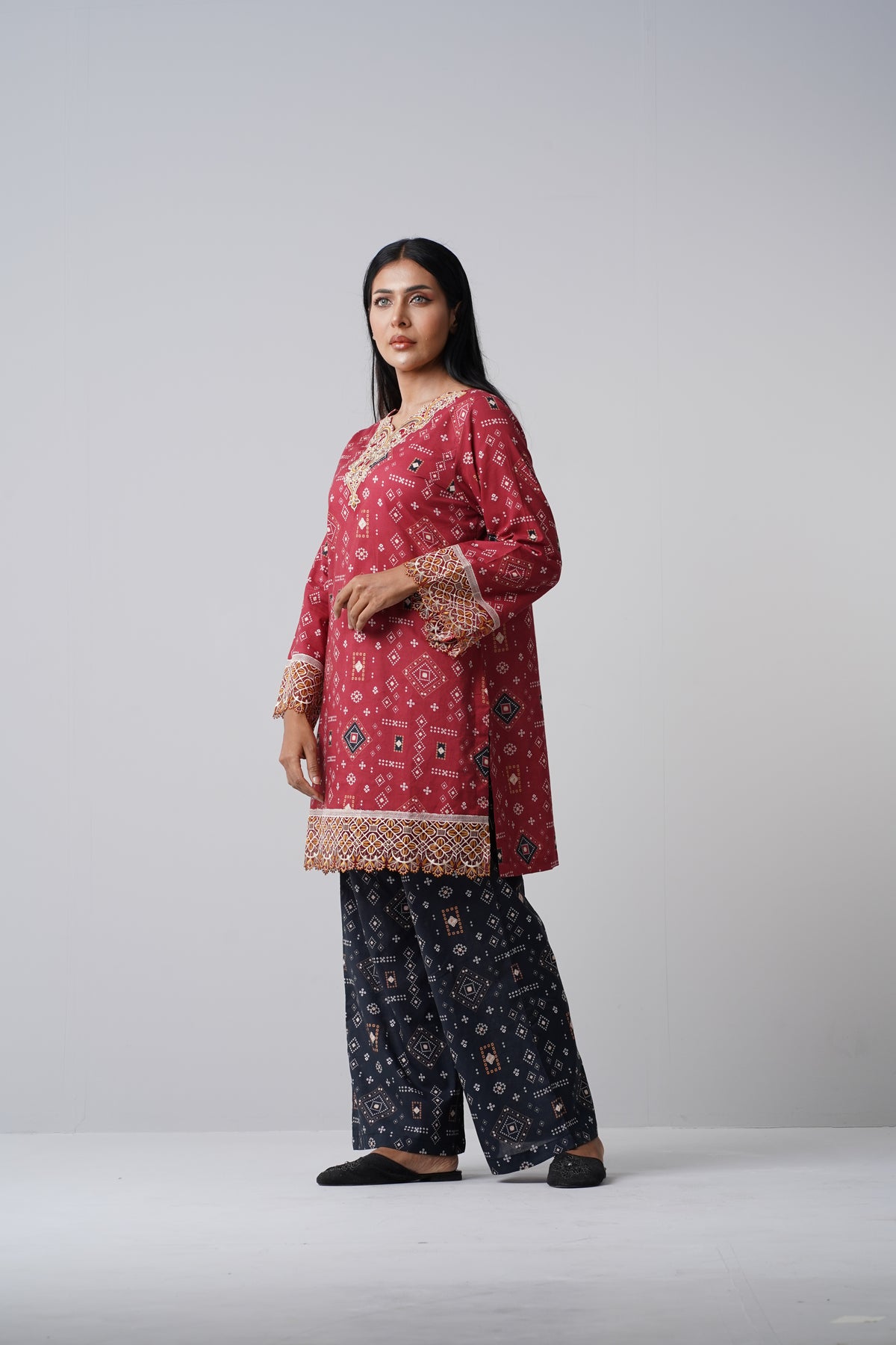 2 Piece - Printed Lawn Suit