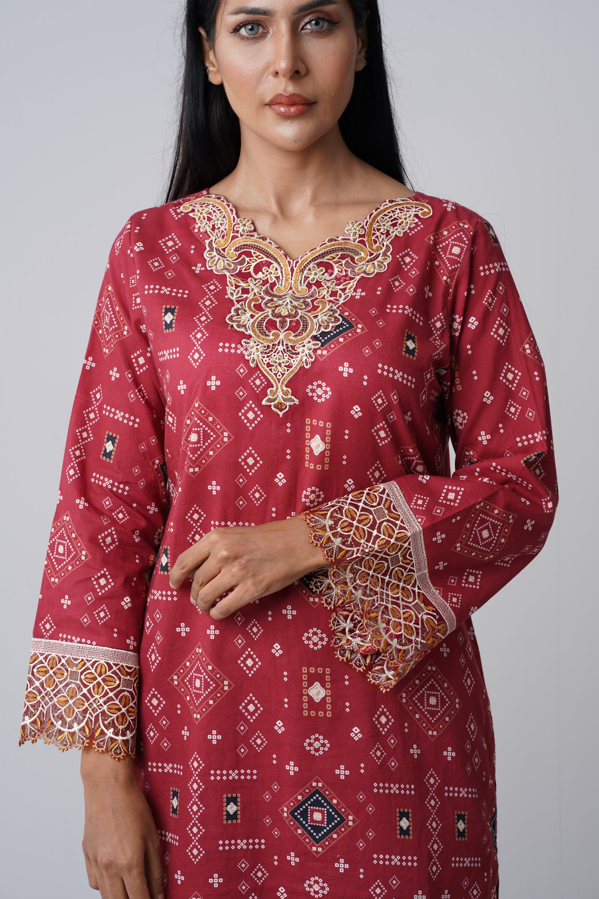 2 Piece - Printed Lawn Suit