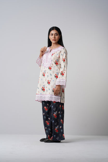 2 Piece - Printed Lawn Suit