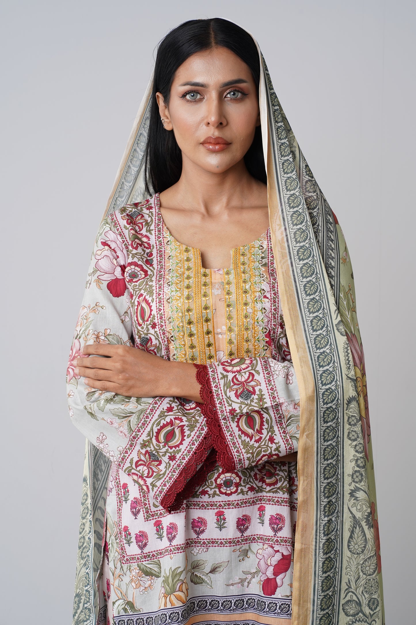 3 Piece - Printed Lawn Suit
