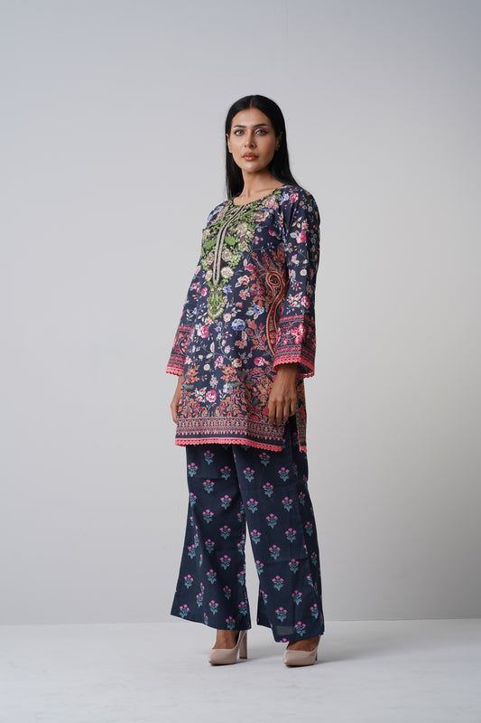 3 Piece - Printed Lawn Suit