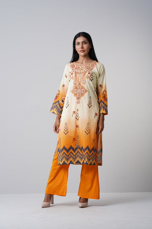 3 Piece - Printed Lawn Suit