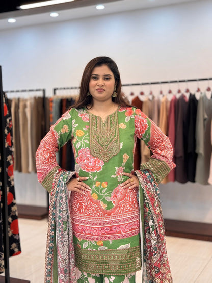 Zubeida Grace – Floral Printed 3 Piece Set