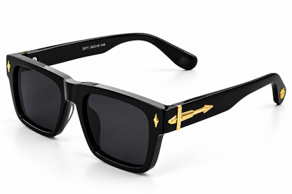 Premium Black & Gold Sunglasses