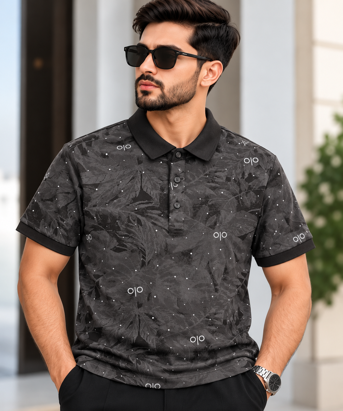 Premium Printed Polo T-Shirt