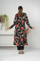 Rasheeda Glow – Sleeveless Printed Royal Silk Long Dress for Festive Occasions | BenBerg