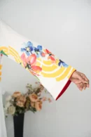 Sahar Spark – One-Piece Tropical Silk Long Dress with Bold All-Over Prints | BenBerg