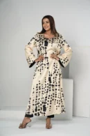 Tamanna Aura – Tropical Silk One-Piece Dress with All-Over Luxe Prints | BenBerg