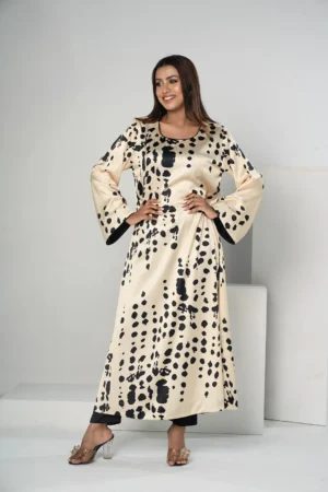 Tamanna Aura – Tropical Silk One-Piece Dress with All-Over Luxe Prints | BenBerg