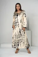 Tamanna Aura – Tropical Silk One-Piece Dress with All-Over Luxe Prints | BenBerg