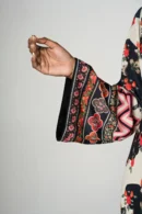 Jameela Radiance – Tropical Silk Long Dress with Artistic All-Over Prints | BenBerg