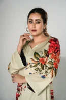 Saima Breeze – Tropical Silk Long Dress with Fresh All-Over Prints | BenBerg