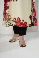 Saima Breeze – Tropical Silk Long Dress with Fresh All-Over Prints | BenBerg
