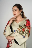 Saima Breeze – Tropical Silk Long Dress with Fresh All-Over Prints | BenBerg