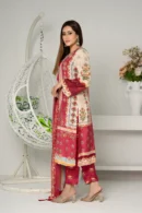 Aabroo Charm – Russian Silk 3-Piece Set with Signature Hand Embroidery | BenBerg