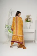 Rozana Elegance – 3-Piece Embroidered Russian Silk Dress for Daily Glamour | BenBerg