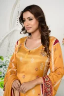 Rozana Elegance – 3-Piece Embroidered Russian Silk Dress for Daily Glamour | BenBerg