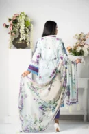 Mirha Luxe – 3-Piece Lawn Dress with Digital Print, Embroidery & Cotton Lace | BenBerg