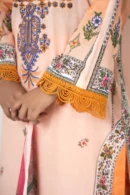 Chaman Glory – 3-Piece Lawn Ensemble with Digital Print and Delicate Embroidery | BenBerg