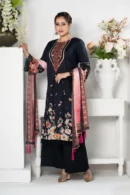Zubeda Grace – 3-Piece Lawn & Organza Dress with Embroidery and Cotton Lace | BenBerg