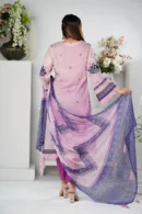 Zenaira Veil – 3-Piece Printed Lawn Set with Elegant Lace Embroidery | BenBerg