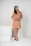 Parveen Glow – Velvet 2-Piece Dress with Karchupi Embroidery & Festive Detailing | BenBerg
