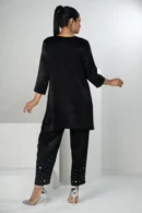 Mahnoor Charm – Velvet 2-Piece Karchupi Embroidered Ensemble for Elegant Evenings | BenBerg